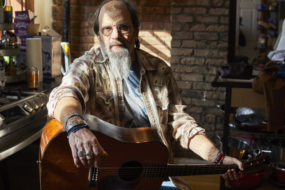 Steve Earle at his house in New York City in 2022. Photo: Danny Clinch 